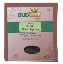 Bud White Assam Black Supreme Tea   Box  100 grams